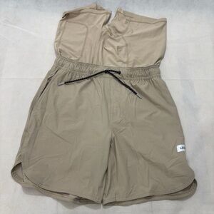 Legends Performance Men’s Shorts Size M Tan Lined Running Gym Training